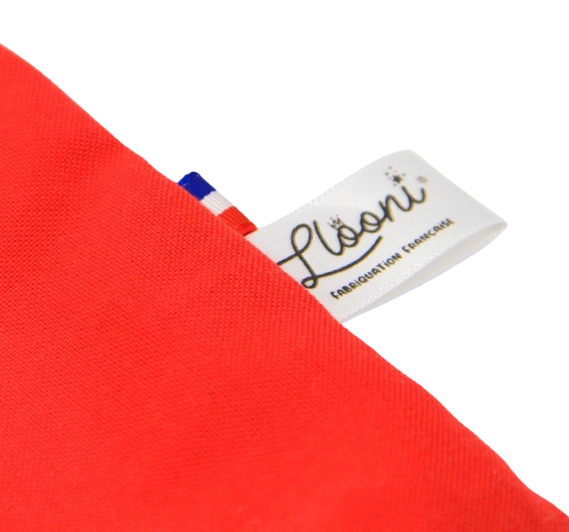 doudou lapin rouge blanc edition limitée l'étoilé zoom etiquette ruban tricolore